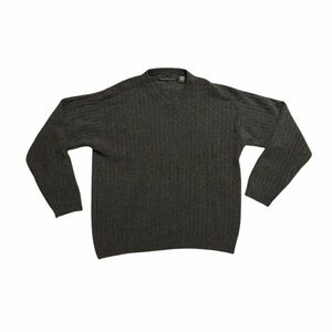 Consensus Mens Cashmere Sweater Grey XL